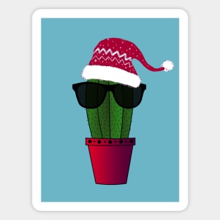 Cool Christmas Cactus Magnet